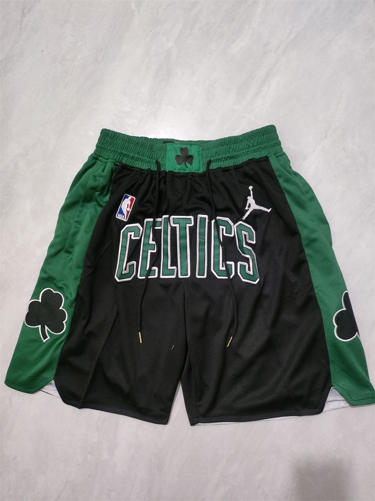 2025 Men NBA Boston Celtics Shorts Black style 3->boston celtics->NBA Jersey